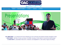 Tablet Screenshot of oac.org.au