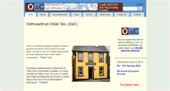 Desktop Screenshot of oac.ie